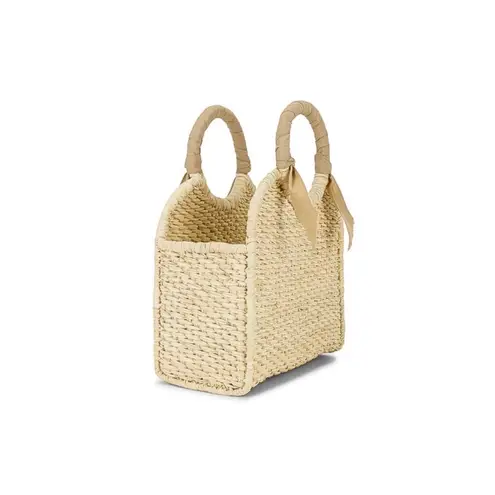 Revolve X  Midi Handbag in Natural & Ivory by Sensi Studio - Image 2