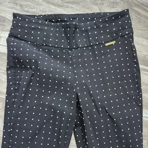 Roz & Ali Spandex Slimming Polka Dot Classic Ankle Pedal Pusher Pant Women 8P