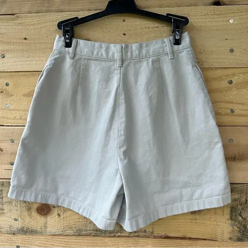 Ralph Lauren  Sport Khaki Cotton High Rise Polo Pony Shorts Sz 4