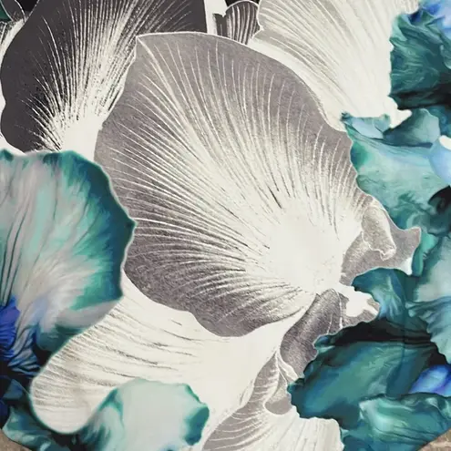 Calia By Carrie Underwood Bikini Bottom XL Ocean Iris White