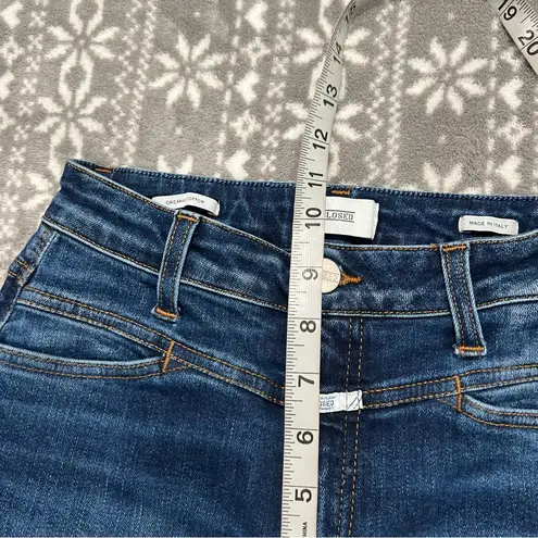 Anthropologie CLOSED Skinny Pusher 2021 Organic Cotton Made In Italy Size 23 Blue