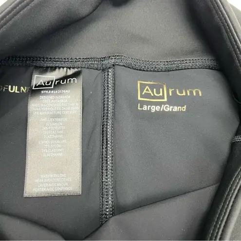 Aurum Fearless Black Cheetah Leopard Crop Legging Womens Size Large Athletic NEW - Image 4