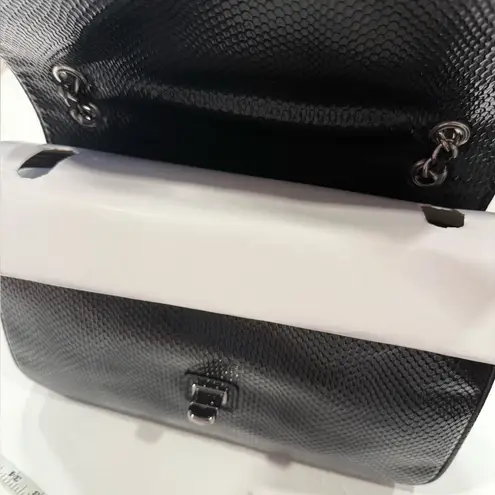 Karl Lagerfeld Paris Agyness Convertible Bag snake NWT