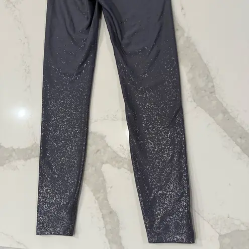 Peloton Show Up High Waisted Sparkle Leggings Women’s Medium Dark Gray Workout