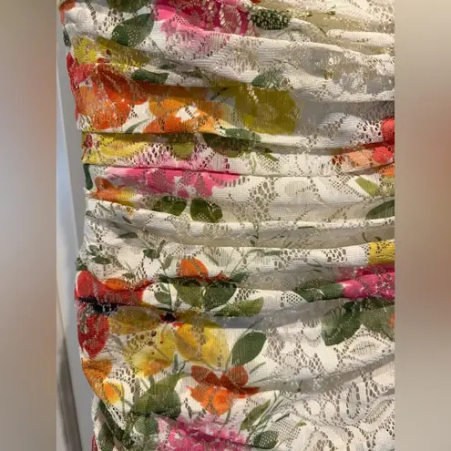 Phoebe Couture Multicolor Floral Mini Dress