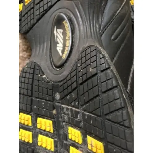 Avia Women's Oil & Slip Resistant Shoes Sneakers Lace Up Black Size 8