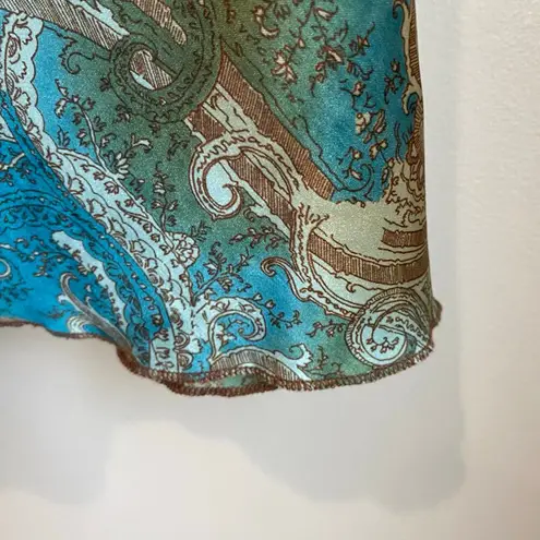 Self Esteem Y2K Paisley Baby Doll Tank Top Size Small