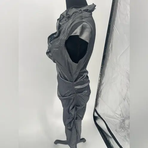 New DJ Jazz metallic silver dress size 16