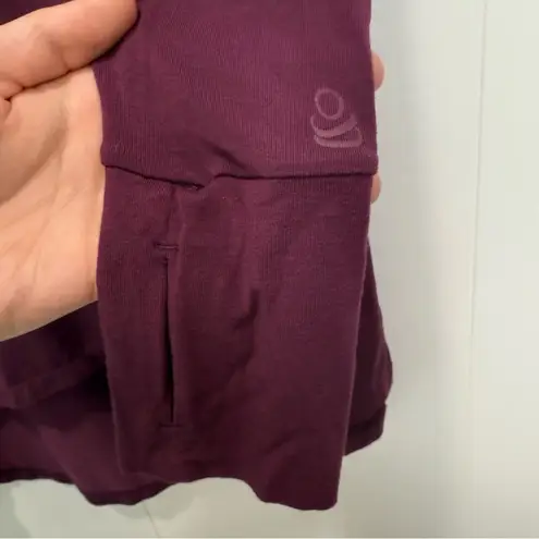 Cuddl Duds Softwear With Stretch Modal Purple Cowl Neck Pullover Top Size Medium