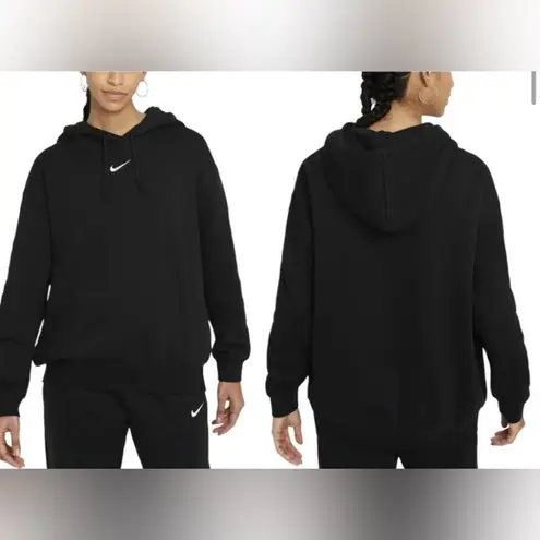 Nike NWOT  Sportswear Collection Essentials Oversize Hoodie in Black/White (S)
