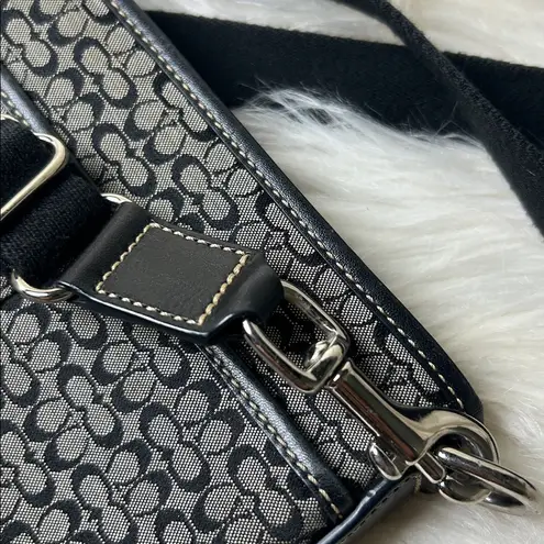 Vintage  Signature Canvas Crossbody Bag Mini Coach "c" Monogram Purse Small