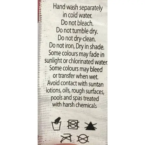 NipTuck by Bond Eye Tankini Swim Top Tummy Control Twist Front Printed Womens 6