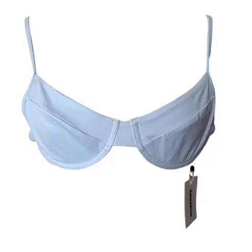 Zonarch Laetitia Two Piece Bikini Light Blue Cheeky Underwire Size Small