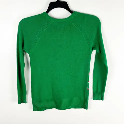 Dr. Seuss The Grinch Green Christmas Holiday Graphic Long Sleeves Sweater