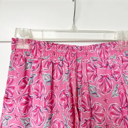 Simply Southern Seashell Print Pull On Shorts