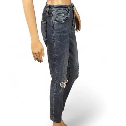 Pistola Distressed High-rise Skinny Ankle Blue Jeans Size 28/ 26” Inseam EUC