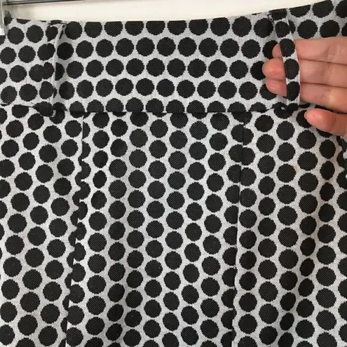 Carole Little polkadot fit & flare skirt 4 Corpcore BusinessSiren Black