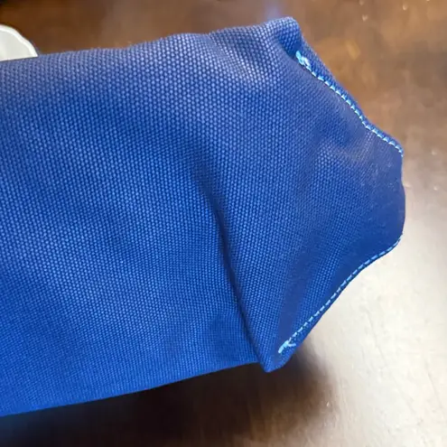 NWT Gap X DOEN Logo Tote Bag Smooth Cotton Canvas With Straps Blue