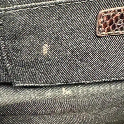 Banana Republic  Clutch Purse Brown‎ Faux Snakeskin Party Evening Bag Animal