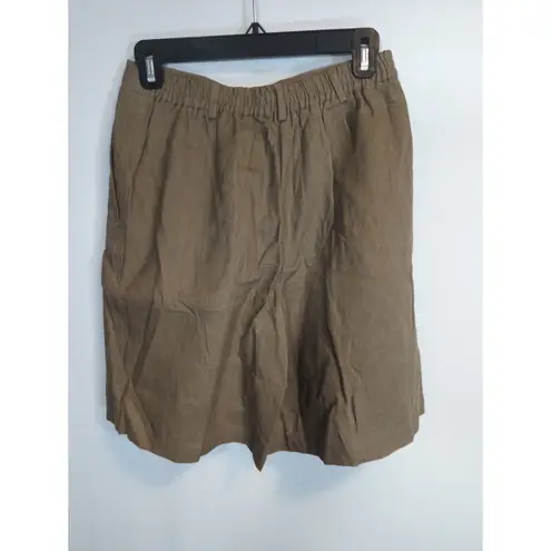 Josephine Chaus Sport Linen Casual Short - Size S - High Waist Pocket Simple NWT