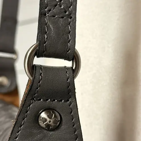 Patricia Nash Rose Tooled Collection Micaela Safflower Blue Leather Purse