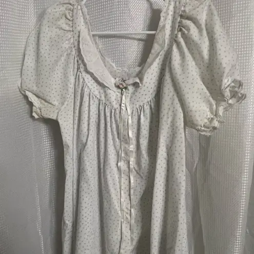 🌸 Vintage Brandywine Motherhood Nightgown – Made in USA – Size Large 🌸 White