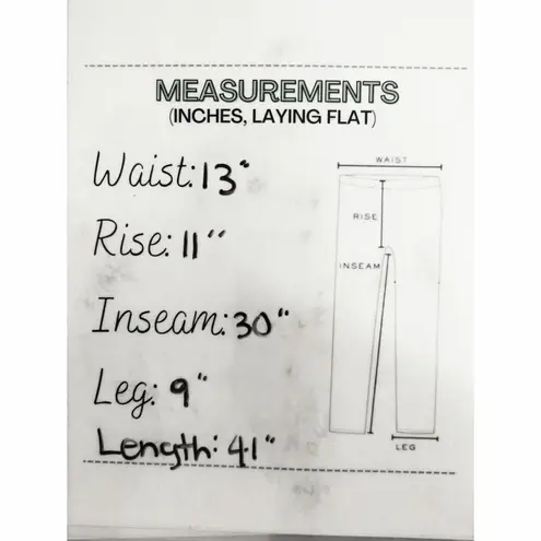 Wilfred High Waisted Black & White Size Zip Casual Pull On Pants MEDIUM