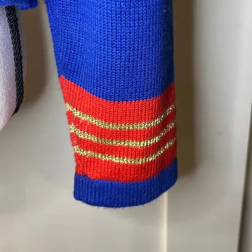 Vintage Women's Nautical Cardigan Size M Red Size M