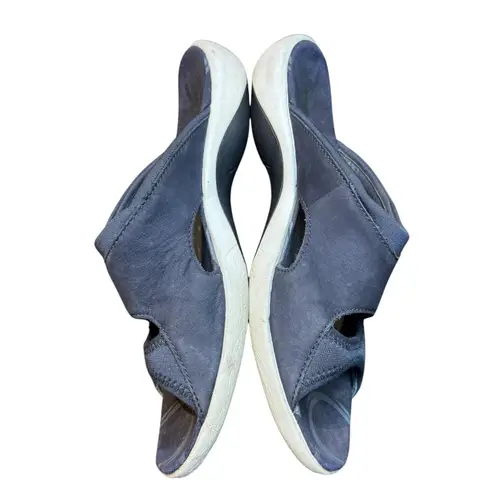 Merrell Sandals Womens Size 9 Gray Blue Slide Slip On Open Toe Comfort Shoes