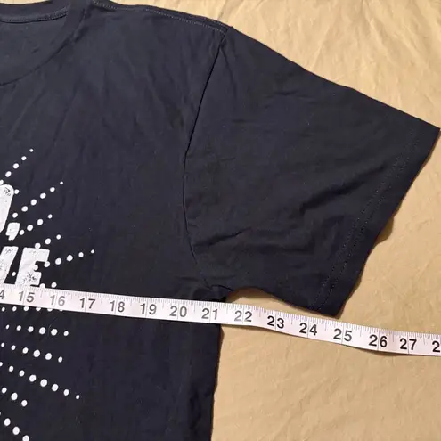 Black Graphic Tee Large Funny Quote Shirt L