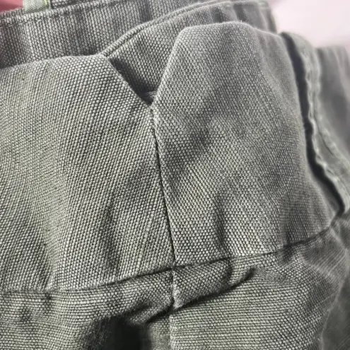 Marc Jacobs ‎ Two-Toned Capri Linen Pants Green Size 4