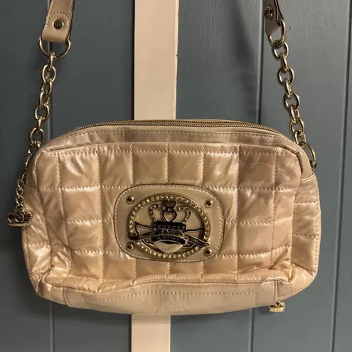 Kathy Van Zeeland Crossbody Bag Wallet Purse Medium Handbag Pearl Pink Quilted