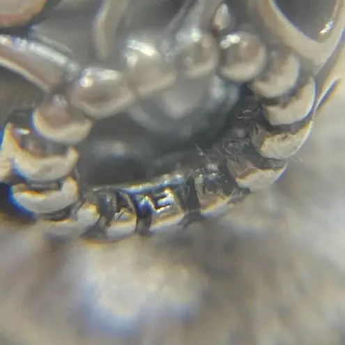 Authentic Pandora 925 Silver Openwork Hearts Bead Charm Jewelry Making