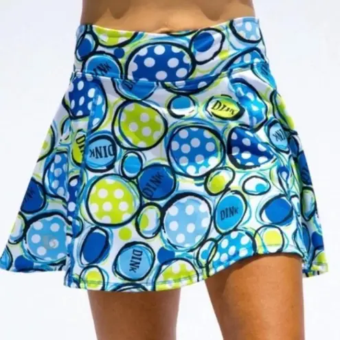 Pickleball Bella Aline Skort Skirt Athletic Athleisure Tennis Workout Medium White