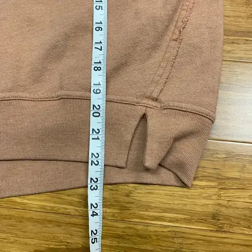 Michael Stars V-Neck Pullover Sweatshirt Womens Size XL Brown Relaxed Fit Comfy