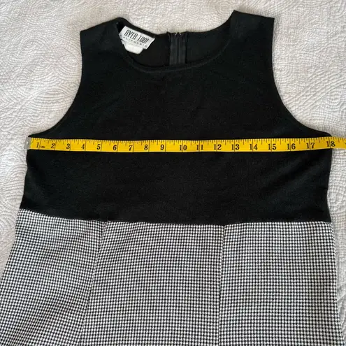 Vintage Byer Too Sleeveless Dress Black White Gingham 90s Y2K Womens Juniors 13 Size undefined