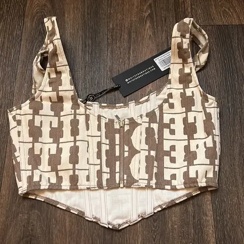 White Fox Boutique Softest Touch Bustier Crop