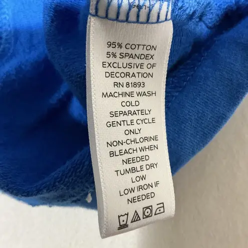 Woman’s D + Co Active Blue Medium Zip Up Mock Neck Sweatshirt