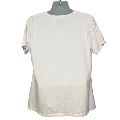 NASCAR Chase Authentic Women's 2X Kevin Harvick #4 V Neck Graphic Tee Shirt White