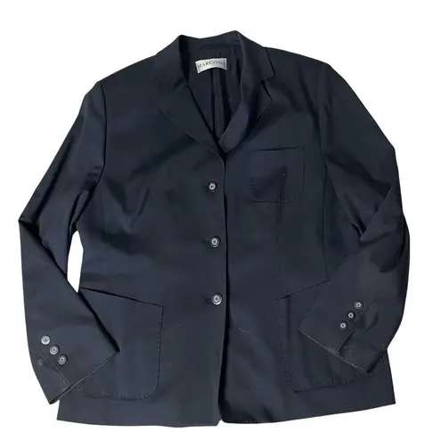 VINTAGE Blue Pantsuit MARCONA Blazer Pants Business Suit Womens Size 14