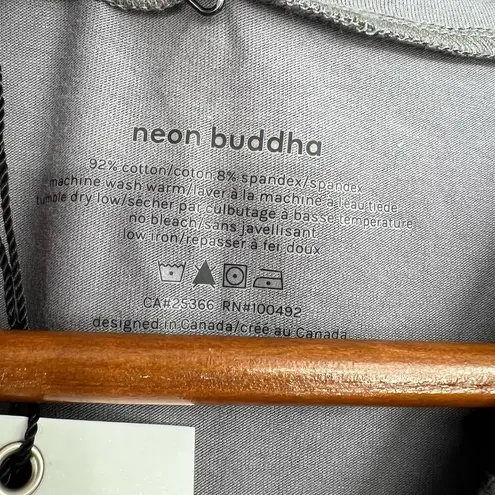 NEW Neon Buddha City Girl Jumpsuit in Shadow gray one piece neutral size large