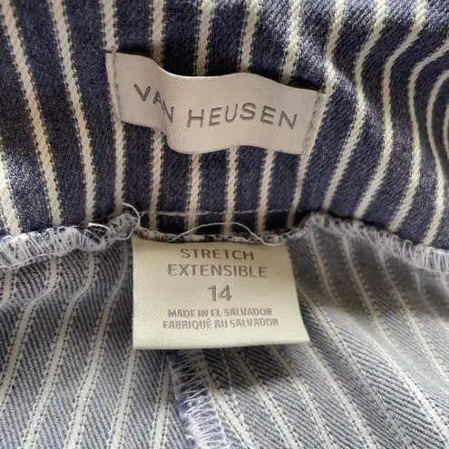 Van Heusen Striped Super Stretch Crop Pants