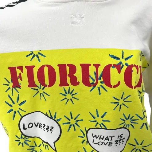 Adidas  Fiorucci White Monster Graphic Hooded Hoodie Sweatshirt Sweater Top S