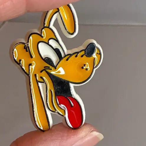 3 Vintage Disney Mickey Mouse Donald Duck Pluto Pins Lot Walt Disney Productions Yellow