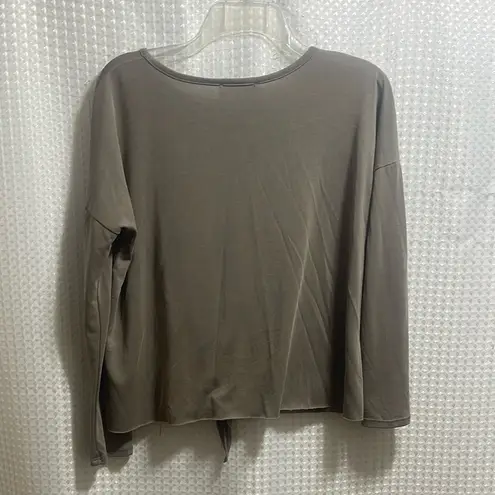 Lavender Field Lightweight Soft Knit Long-sleeved Top By Lavender Fields S