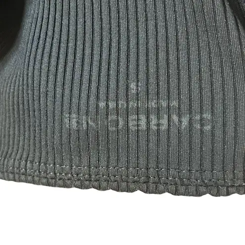 Carbon 38 Ribbed 7/8 Legging Cropped Ankle Black Yoga Gym Women’s Size Small S