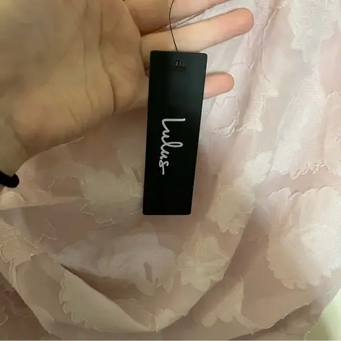 NWT Lulu’s Dreamy Desires Blush Pink Floral Burnout One