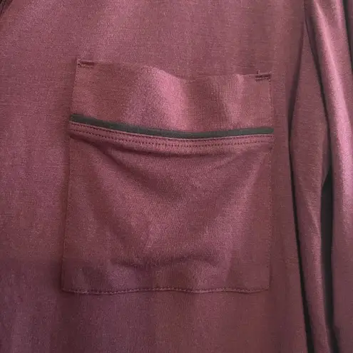 Tommy John Sleep Shirt Comfy Classic Lightweight Night Shirt Modal Blend Sz Med Red - Image 7