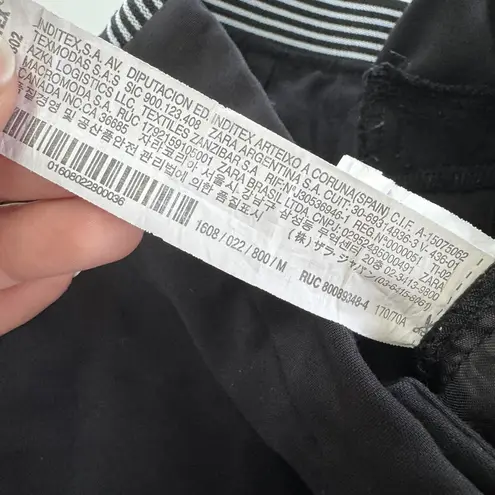 ZARA  Pants Womens‎ Medium Black Slim Fit Casual Stretch Trousers Dress Modern