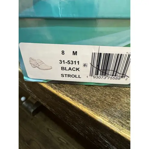 Easy Street  Women's Stroll Double Buckle Bootie Fashion Boot, Black Size 8